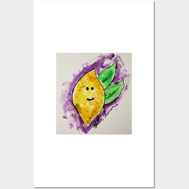 Easy Peasy Lemon Squeasy Wall Art by DancingCreek